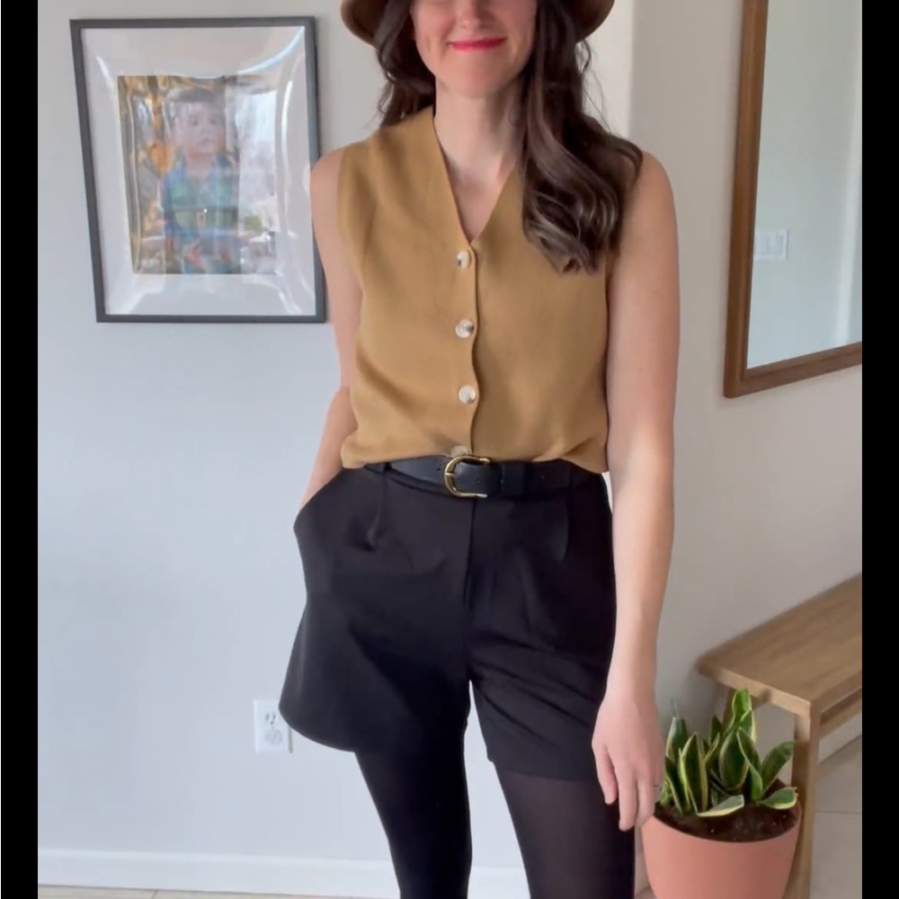 Black Trouser Short
